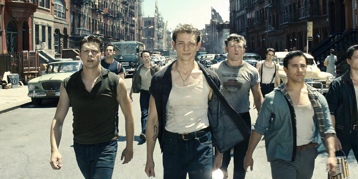 Mike Faist as Riff with the Jets in West Side Story