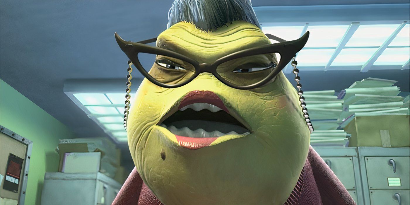 Roz talking to someone in Monsters Inc.