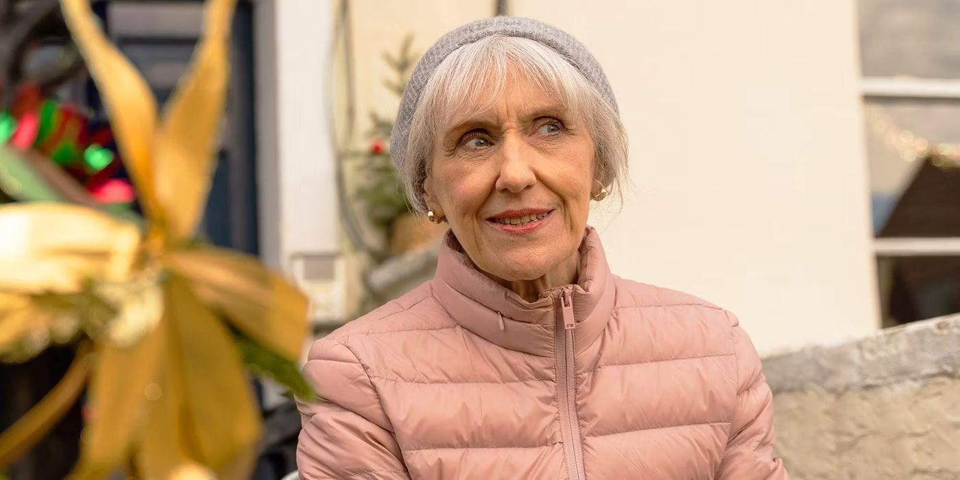 Anita Dobson as Mrs Flood in the Doctor Who Christmas Special