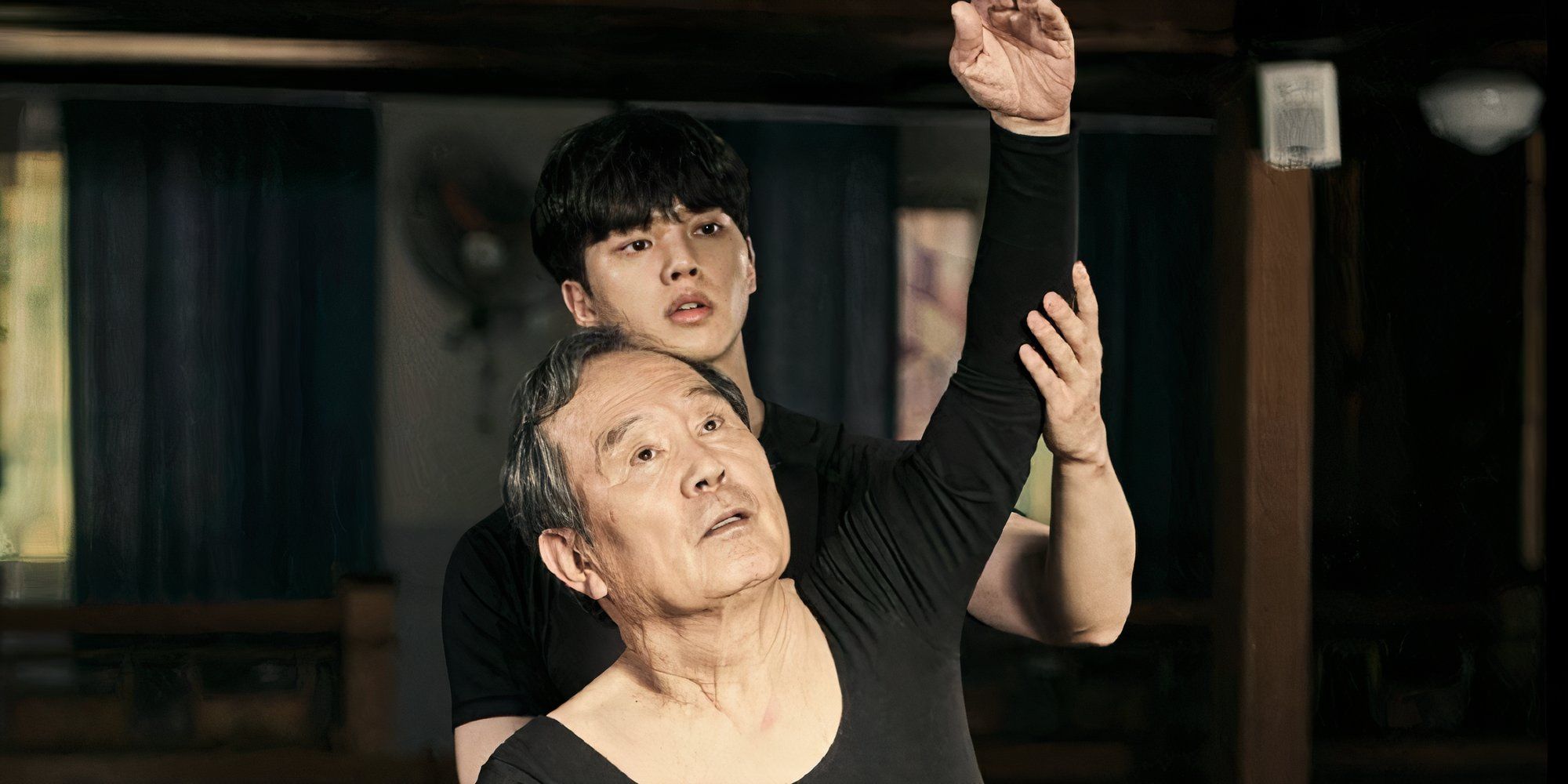 Park In-hwan and Song Kang in Navillera dancing together