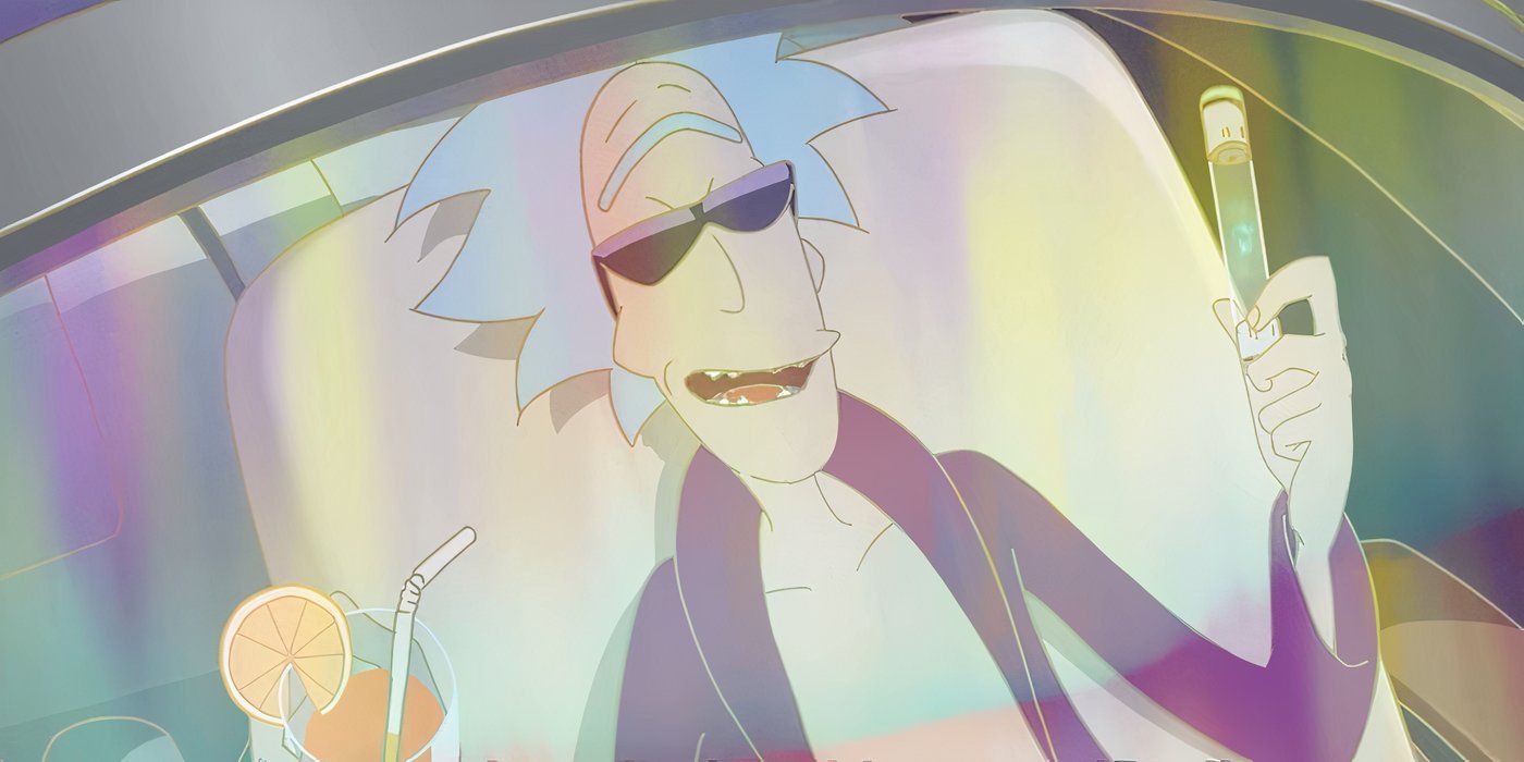 Rick Sanchez in Rick and Morty The Anime