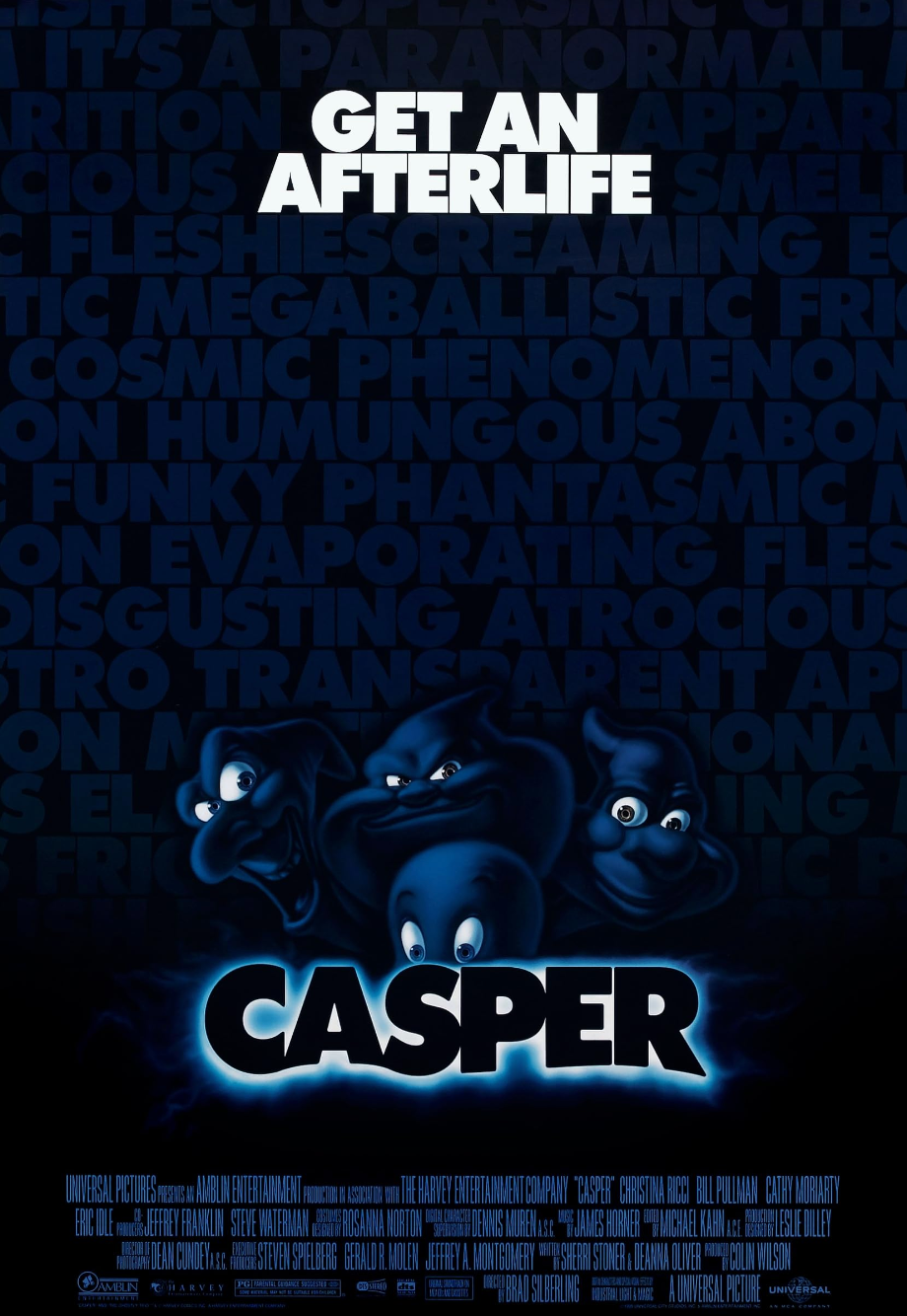 Movie poster for 1995's Casper