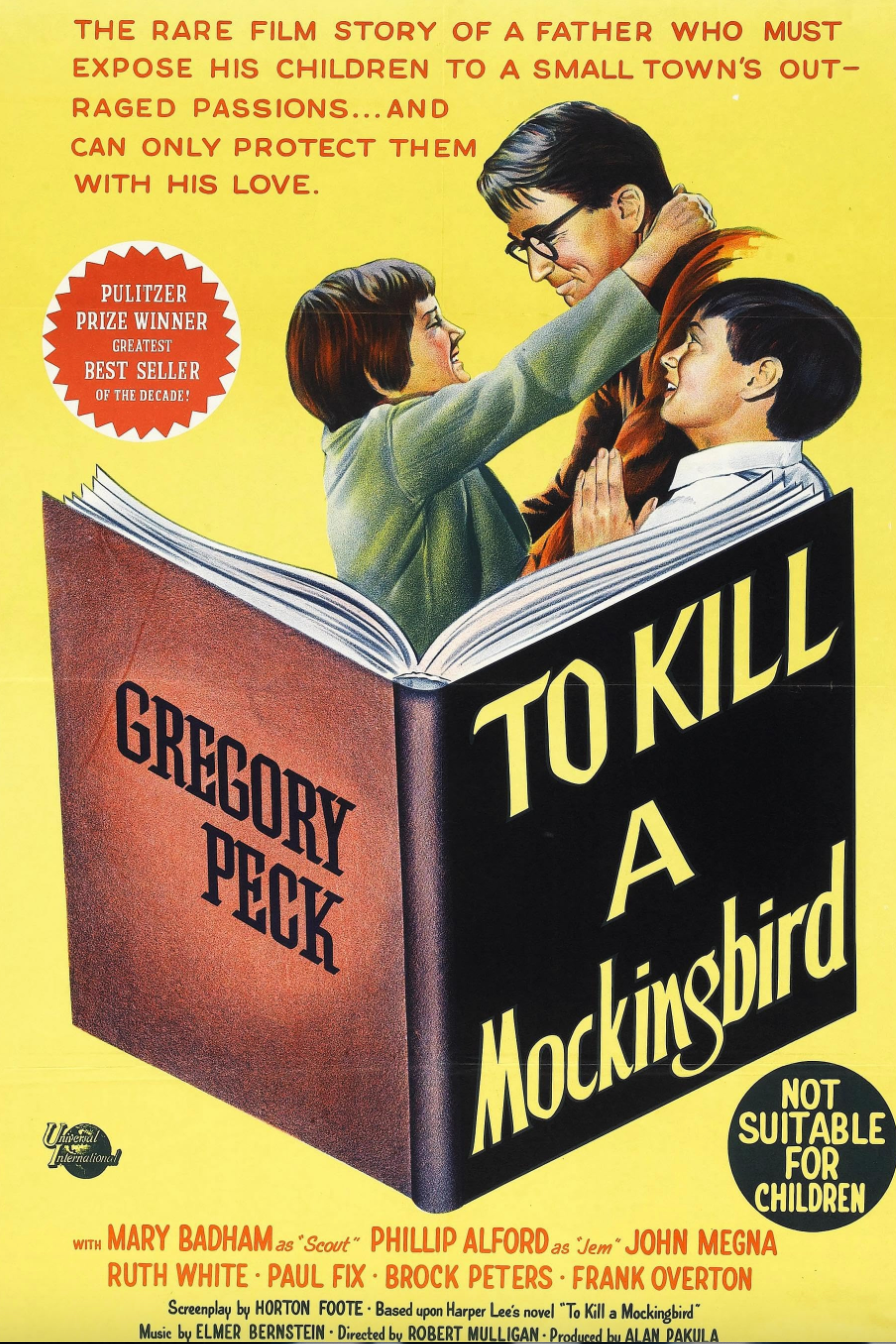 Movie poster for 1962's To Kill A Mockingbird
