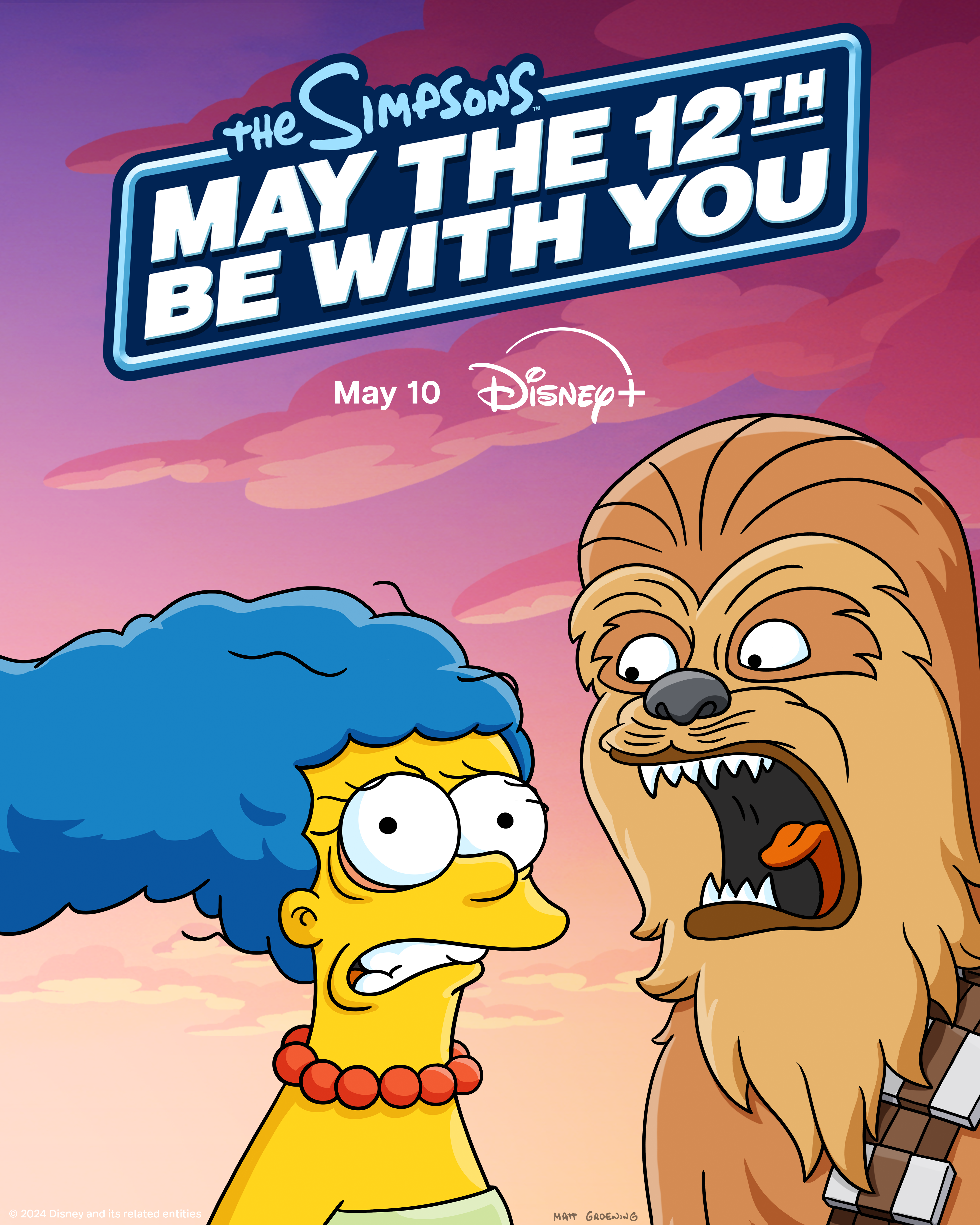 Simsons Mothers Day Short Marge and Chewbacca
