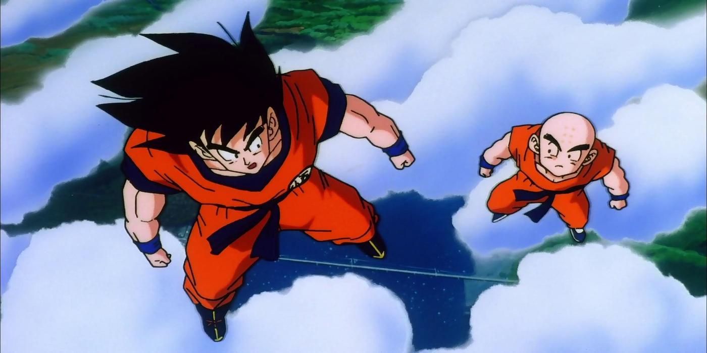 Goku and Krillin.
