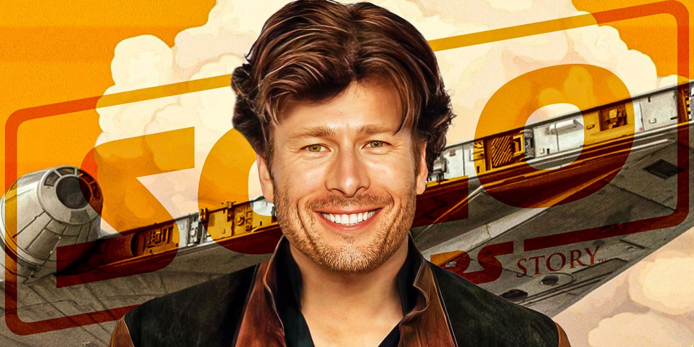 Glen Powell as Han Solo in Solo A Star Wars Story