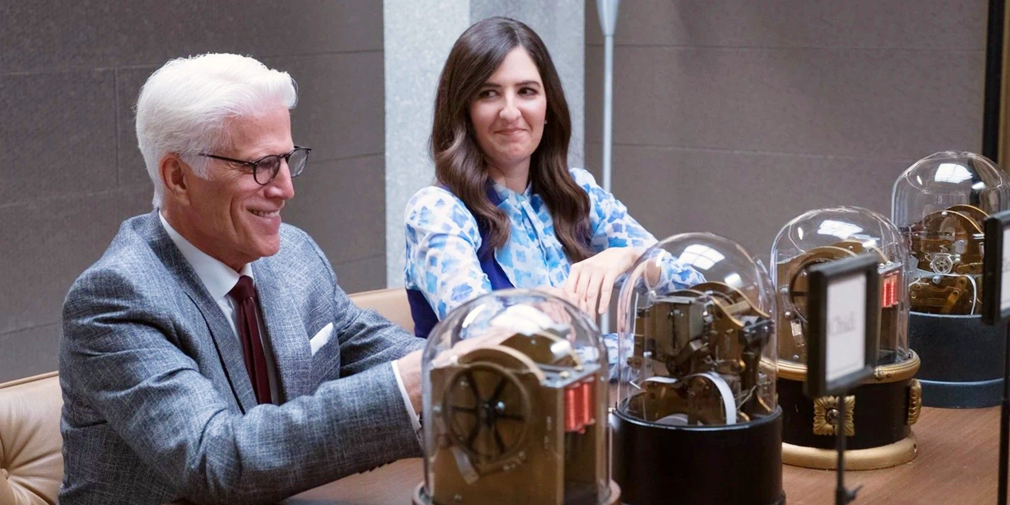 Michael and Janet in The Good Place 'Somewhere Else'