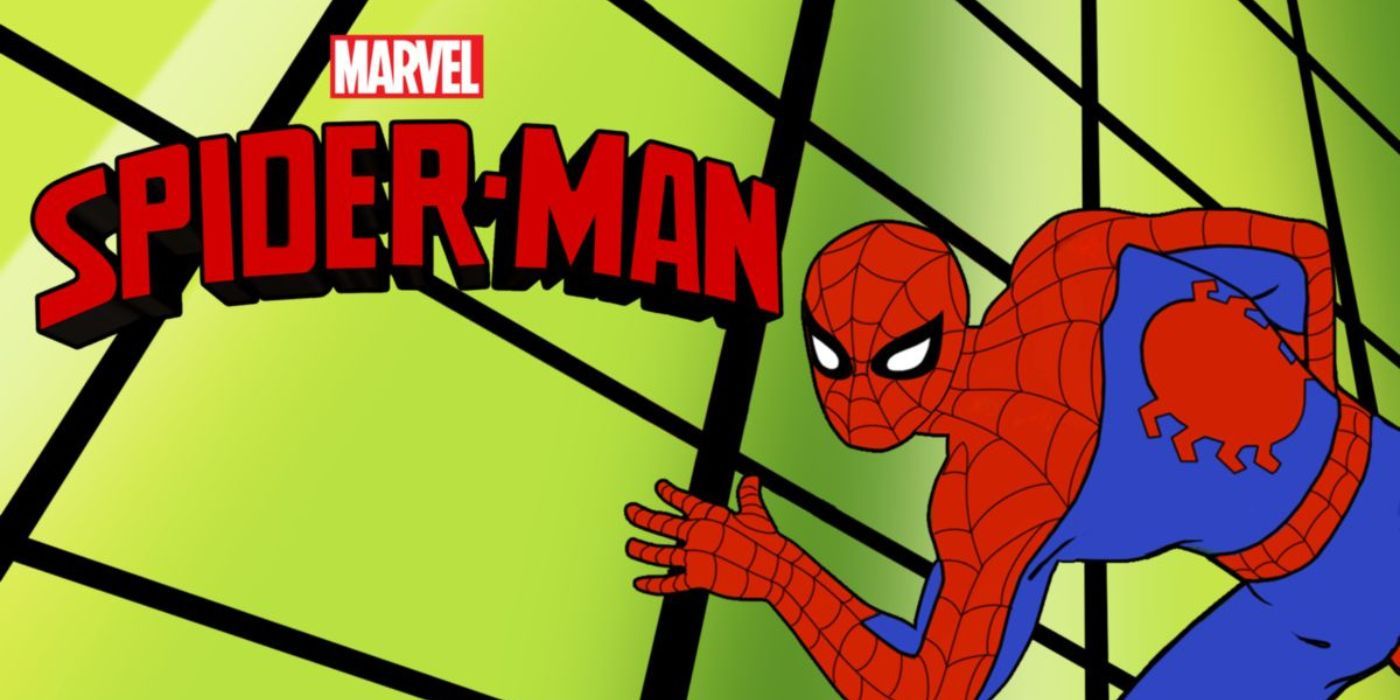 Promotional image for Spider-Man (1981) showing him crawling up a building