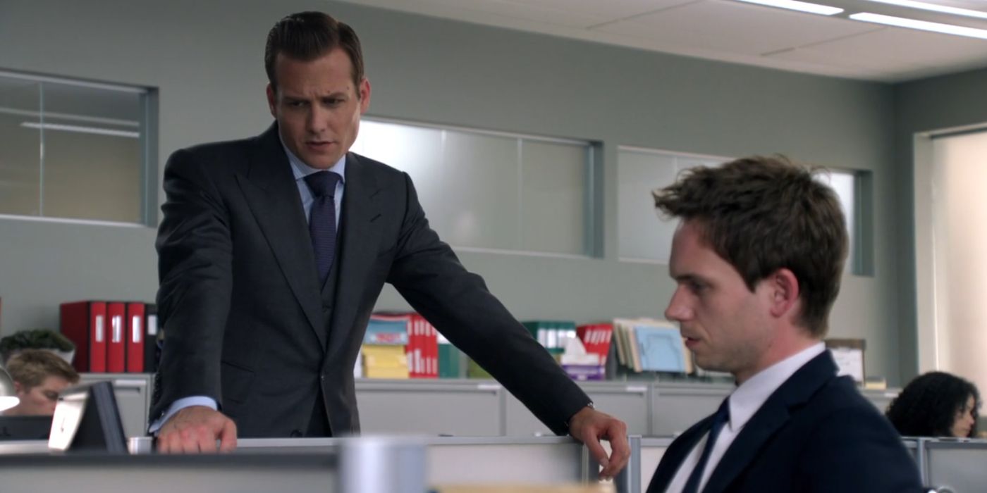 Gabriel Macht and Patrick J. Adams in 'Suits'
