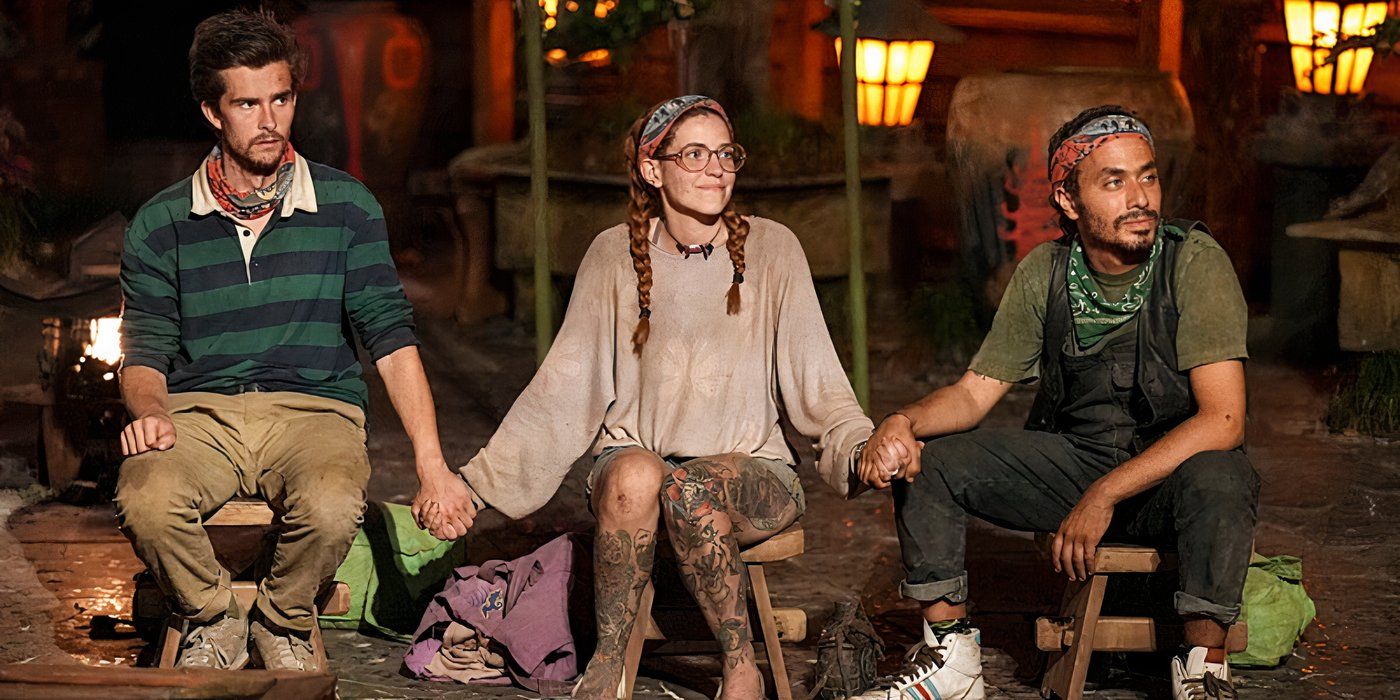 Charlie Davis, Kenzie Petty, and Ben Katzman are the final three on 'Survivor 46.'