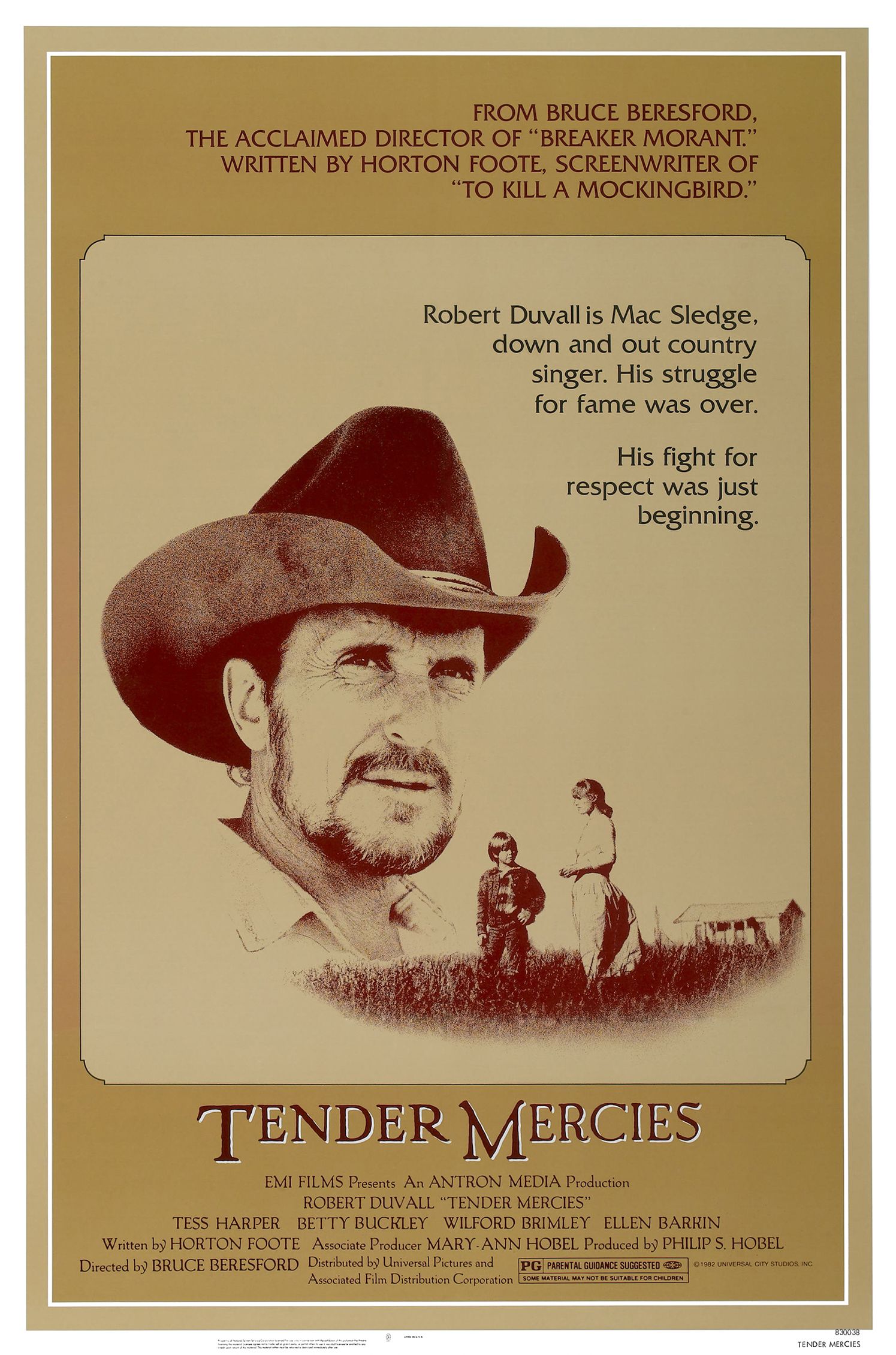 Tender Mercies Film Poster
