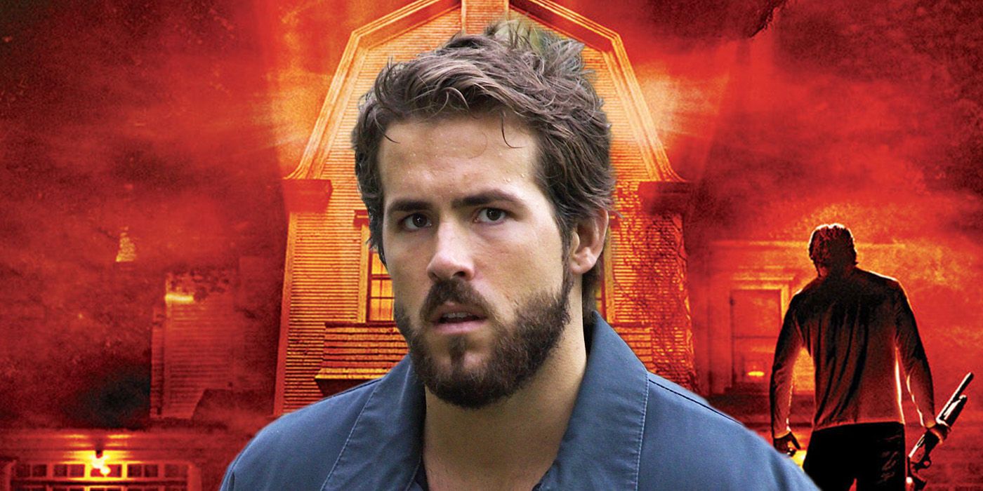 Custom image of Ryan Reynolds as George Lutz in The Amityville Horror