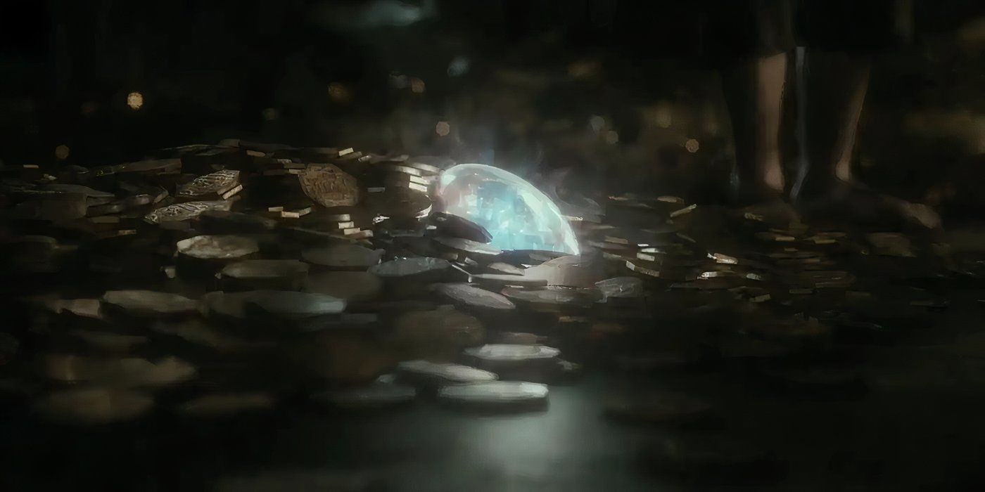 The Arkenstone lays among a pile of treasure