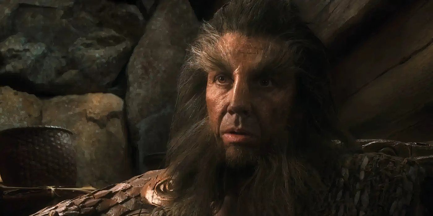 Beorn looking intently ahead in The Hobbit: The Desolation of Smaug