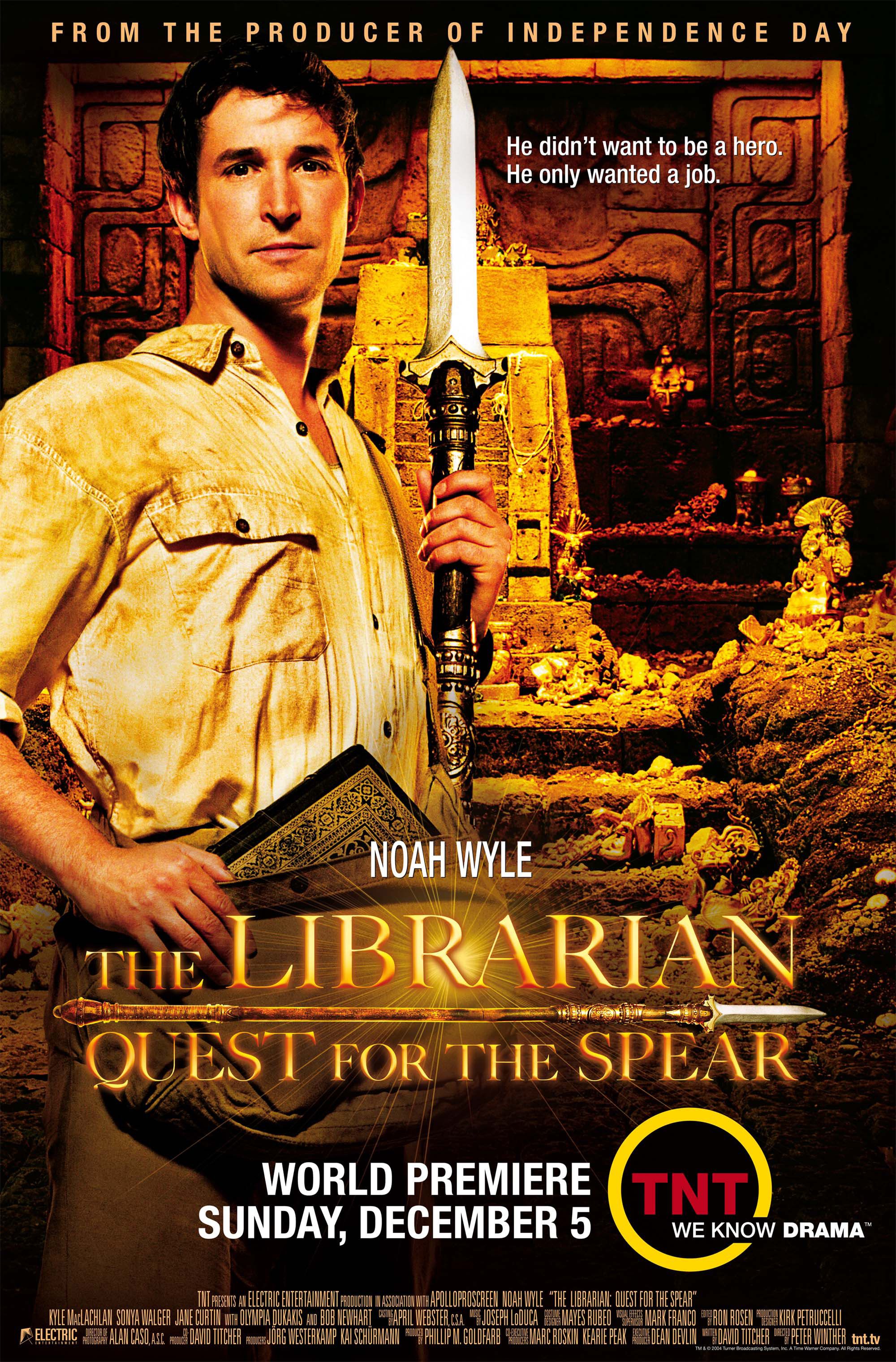 The Librarian Quest for the Spear TV Movie Poster