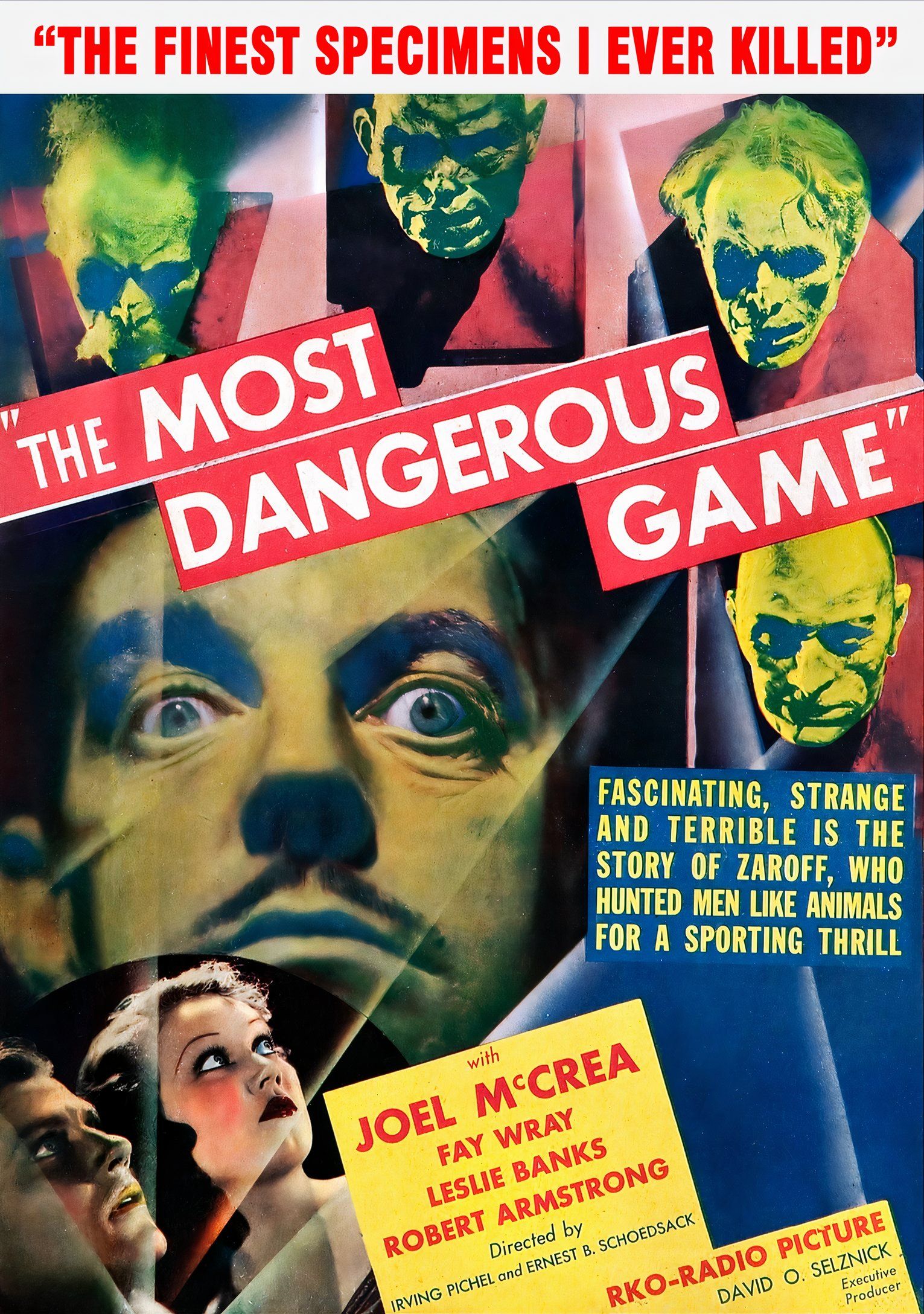 The Most Dangerous Game 1932 Film Poster