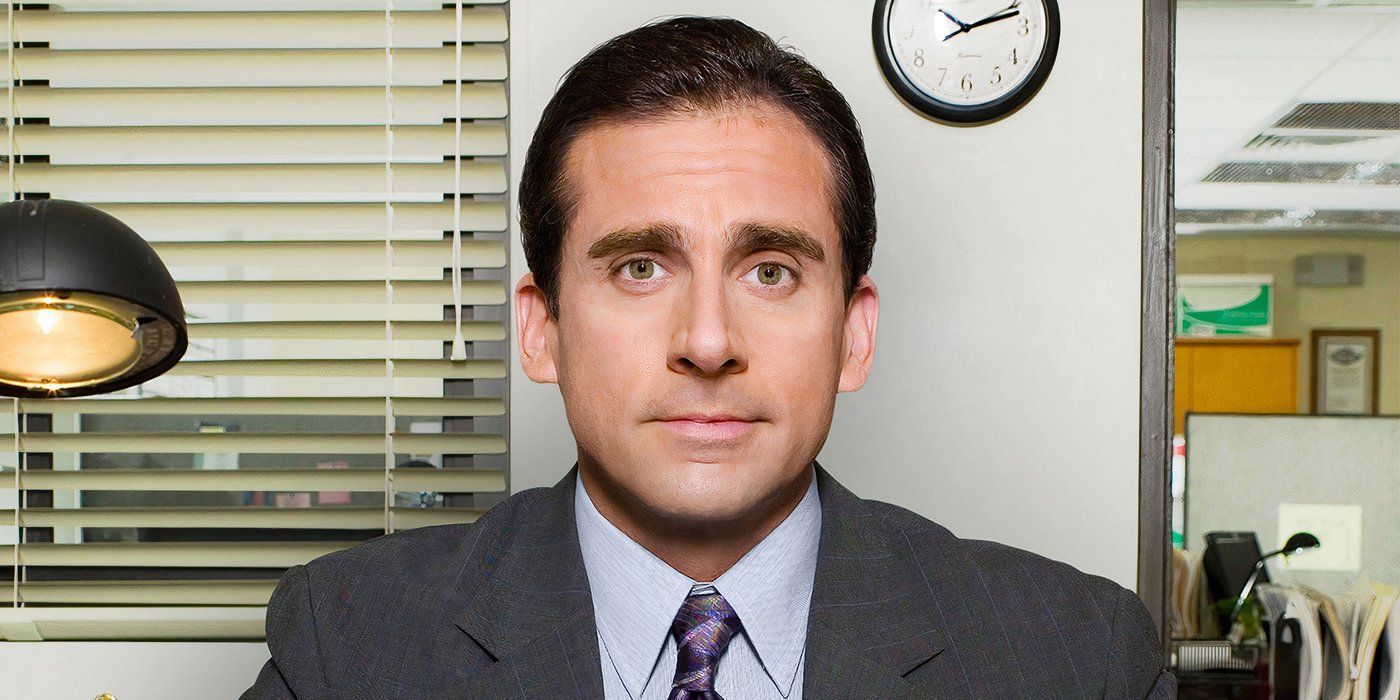 Steve Carell as Michael Scott facing camera in a promo image for The Office