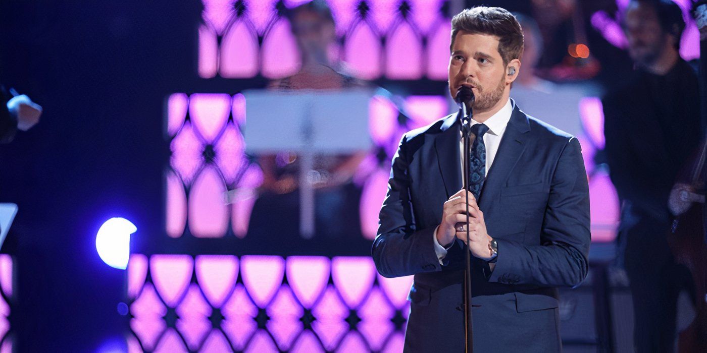 Michael Buble performs on 'The Voice'