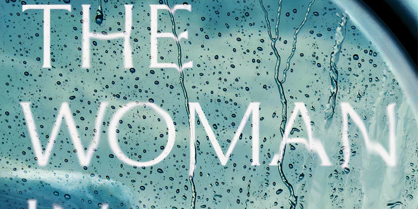 Gotas de agua en una portilla en la portada de The Woman in Cabin 10 de Ruth Ware