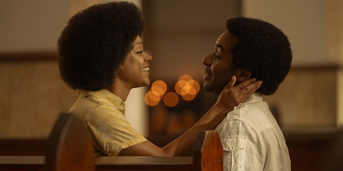 Tiffany Boone and André Holland in "The Big Cigar," premiering May 17, 2024 on Apple TV+.