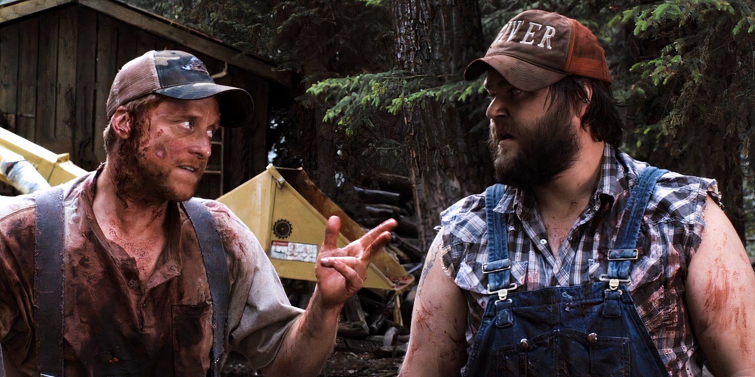 Tucker and Dale, played by Alan Tudyk and Tyler Labine, in &lsquo;Tucker &amp; Dale vs Evil&rsquo;.
