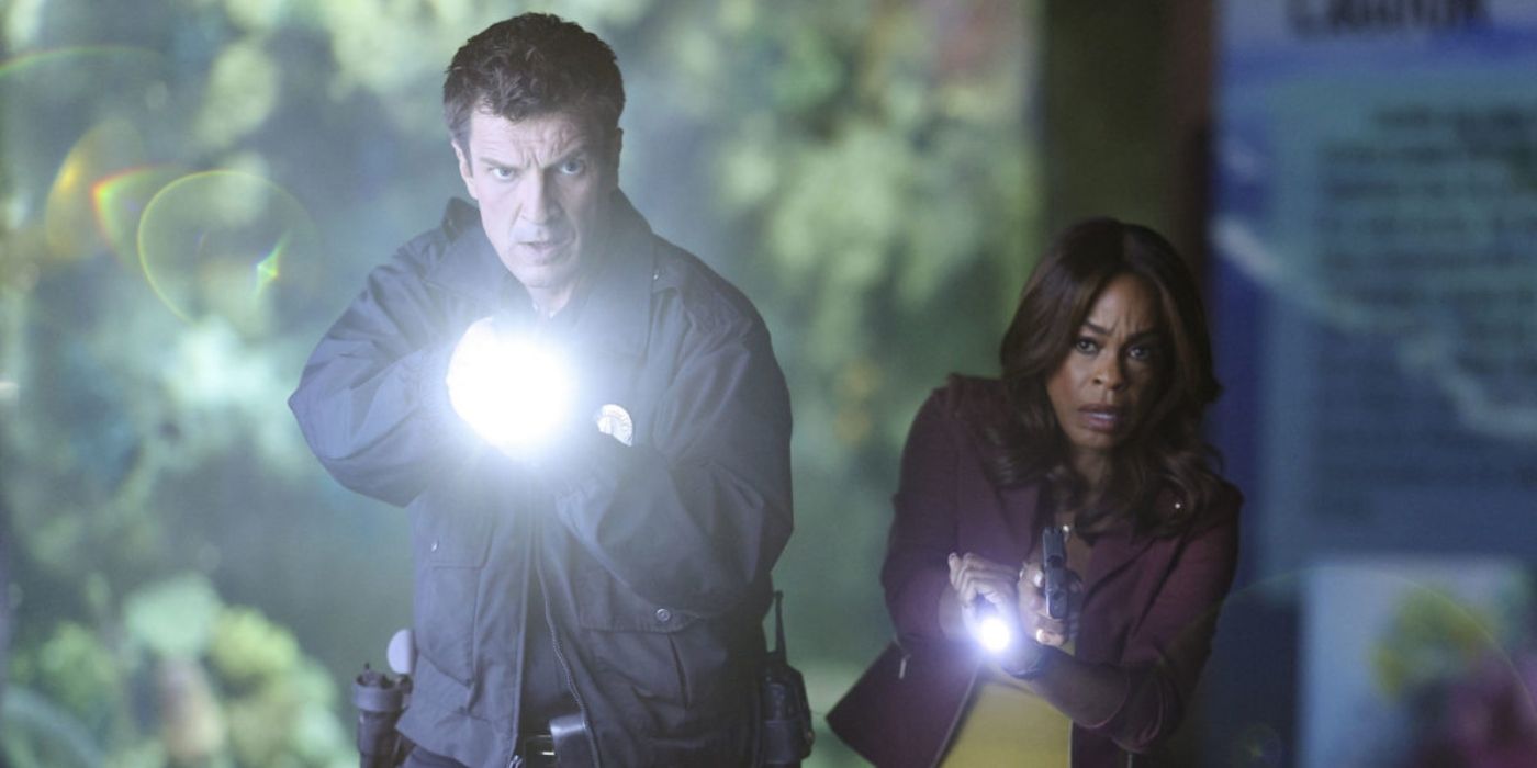 Nathan Fillion and Niecy Nash-Betts in The Rookie