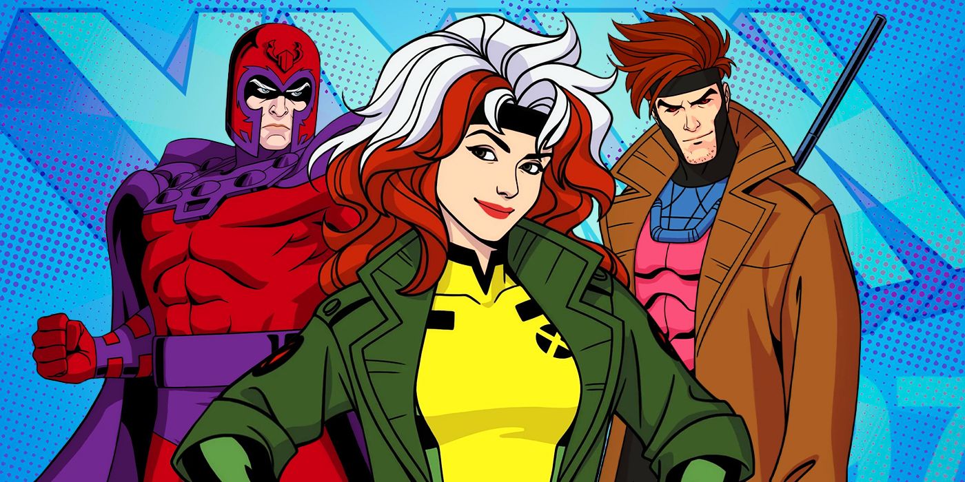 A custom image featuring X-Men '97's Magneto, Rogue, and Gambit