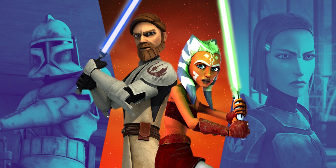 A custom image of characters from Star Wars: The Clone Wars