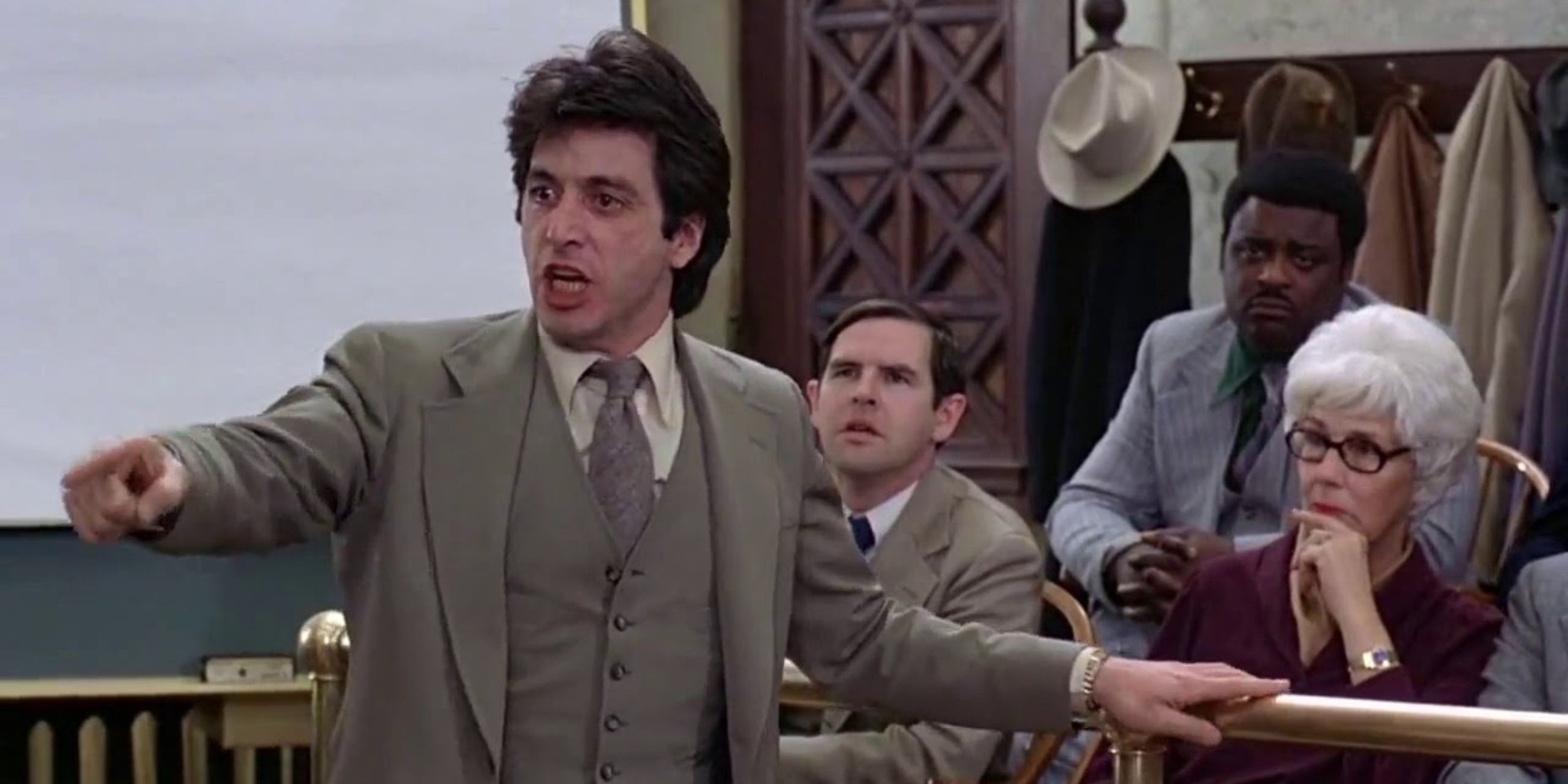 Al Pacino as Arthur Kirkland in addressing the jury in And Justice for All