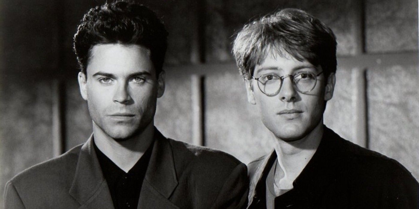 James Spader as Michael Boll and Rob Lowe as Alex in Bad Influence