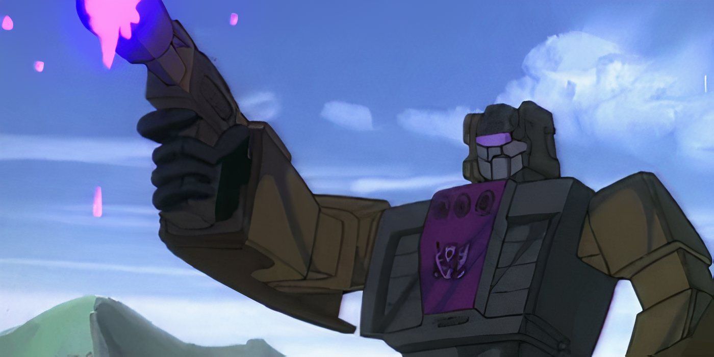 Blast Off shooting his blaster into the air in Transformers