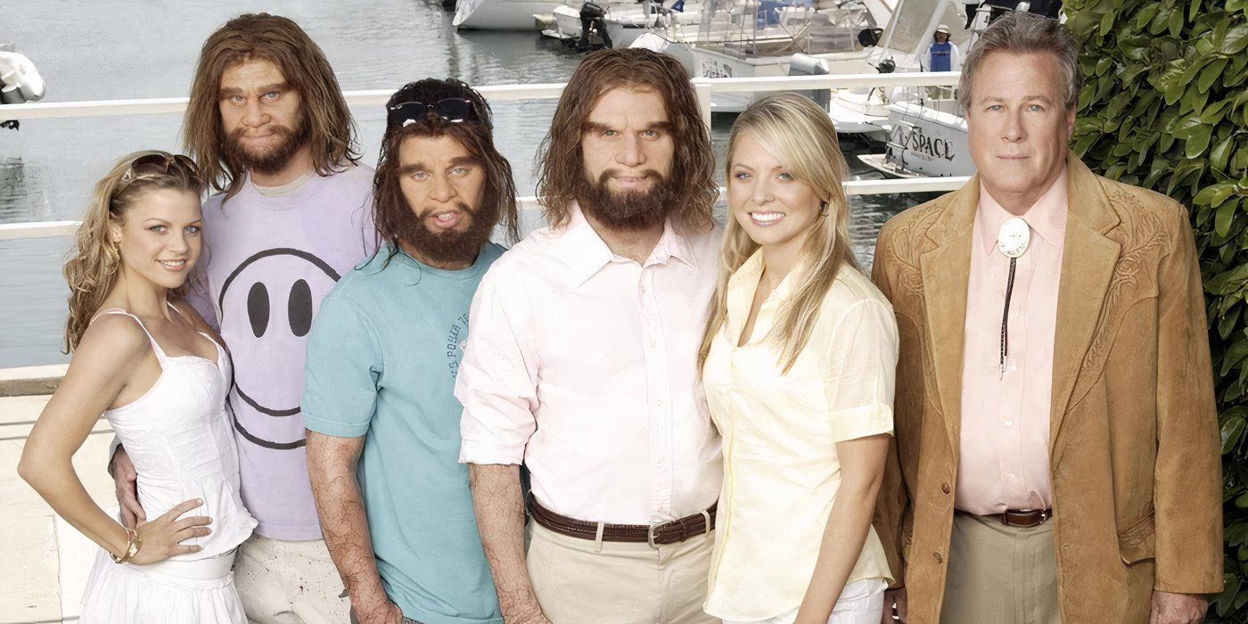 The cast of 2007 ABC sitcom &lsquo;Cavemen&rsquo;