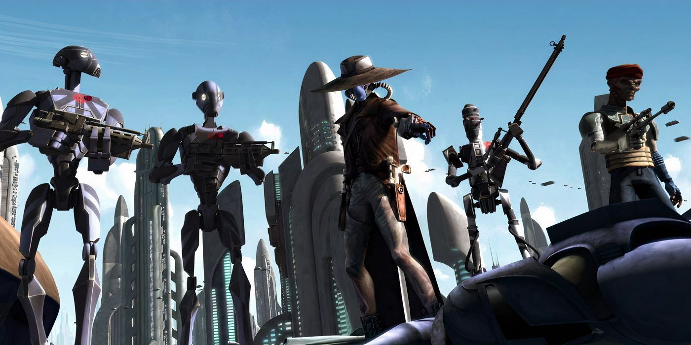 Cad Bane and his crew preparing to put their plan into motion. 