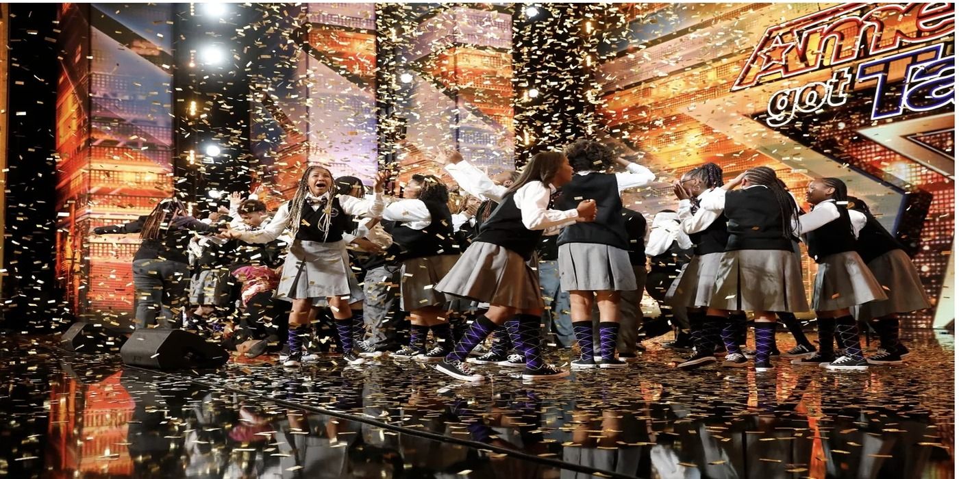 The Detroit Youth Choir celebrates their Golden Buzzer on America's Got Talent