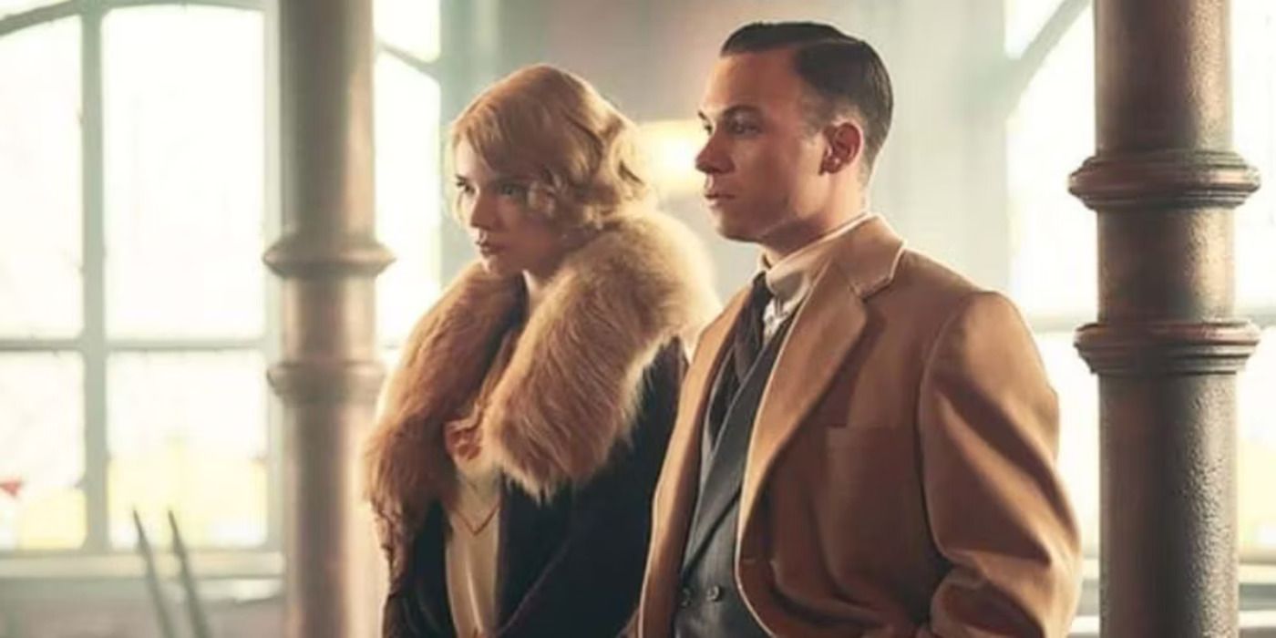 Finn Cole as Michael Gray & Anya Taylor-Joy as Gina Grey in Peaky Blinders