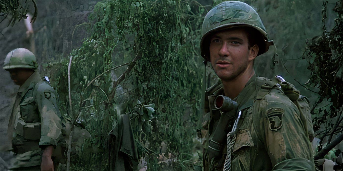 Dylan McDermott as Frantz in &lsquo;Hamburger Hill&rsquo;