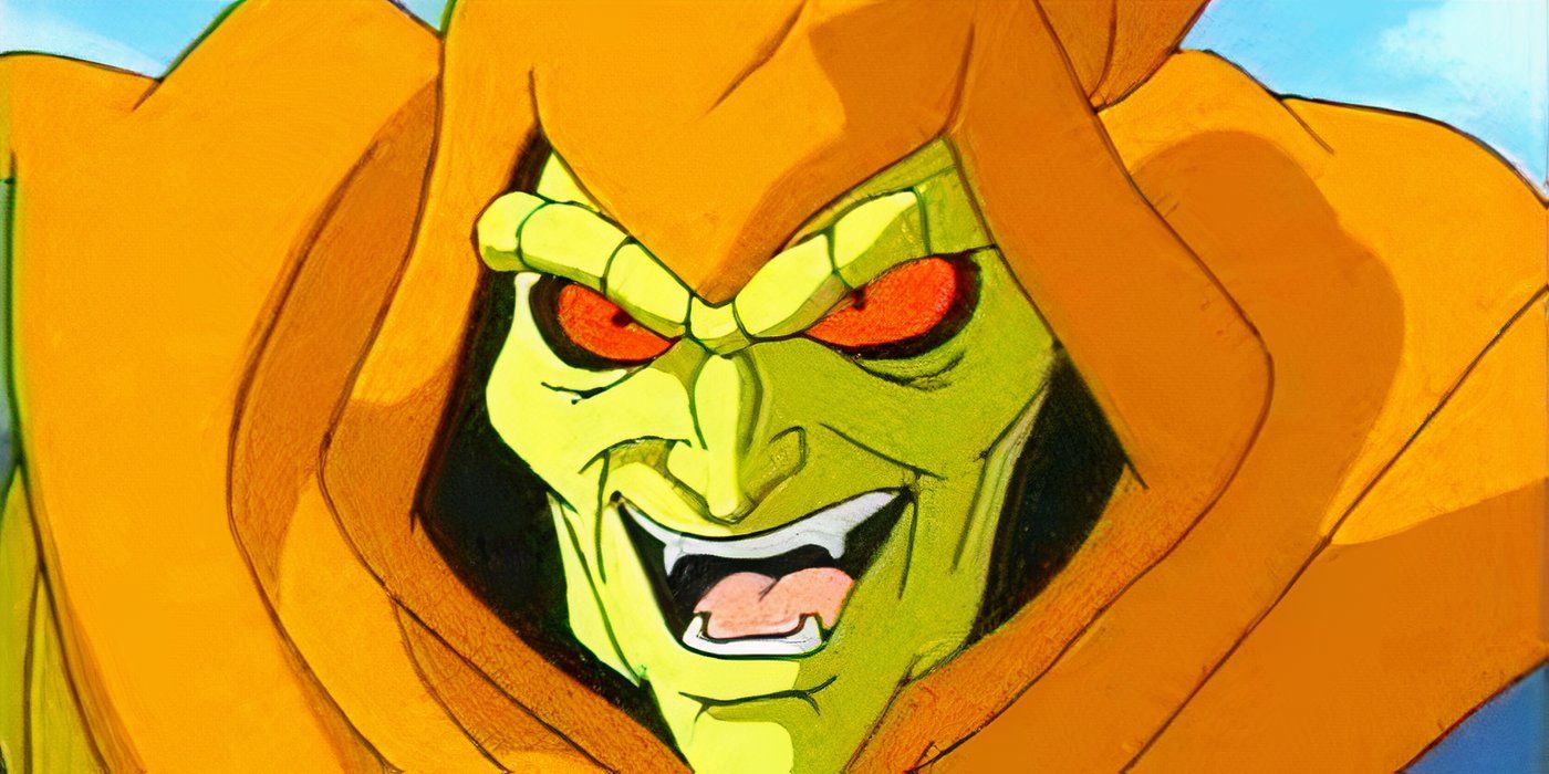 Close-up shot of Hobgoblin in Spider-Man: The Animated Series