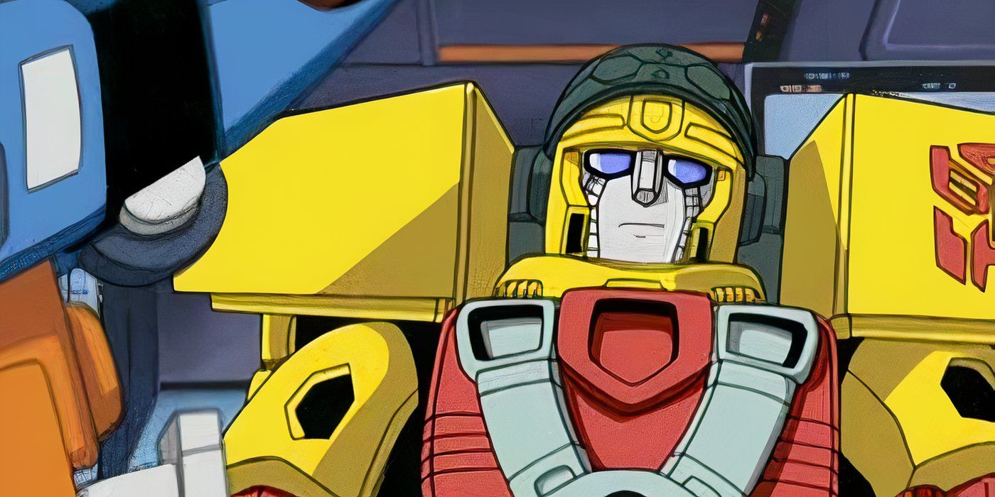 Hot Shot listening to someone in Transformers: Armada