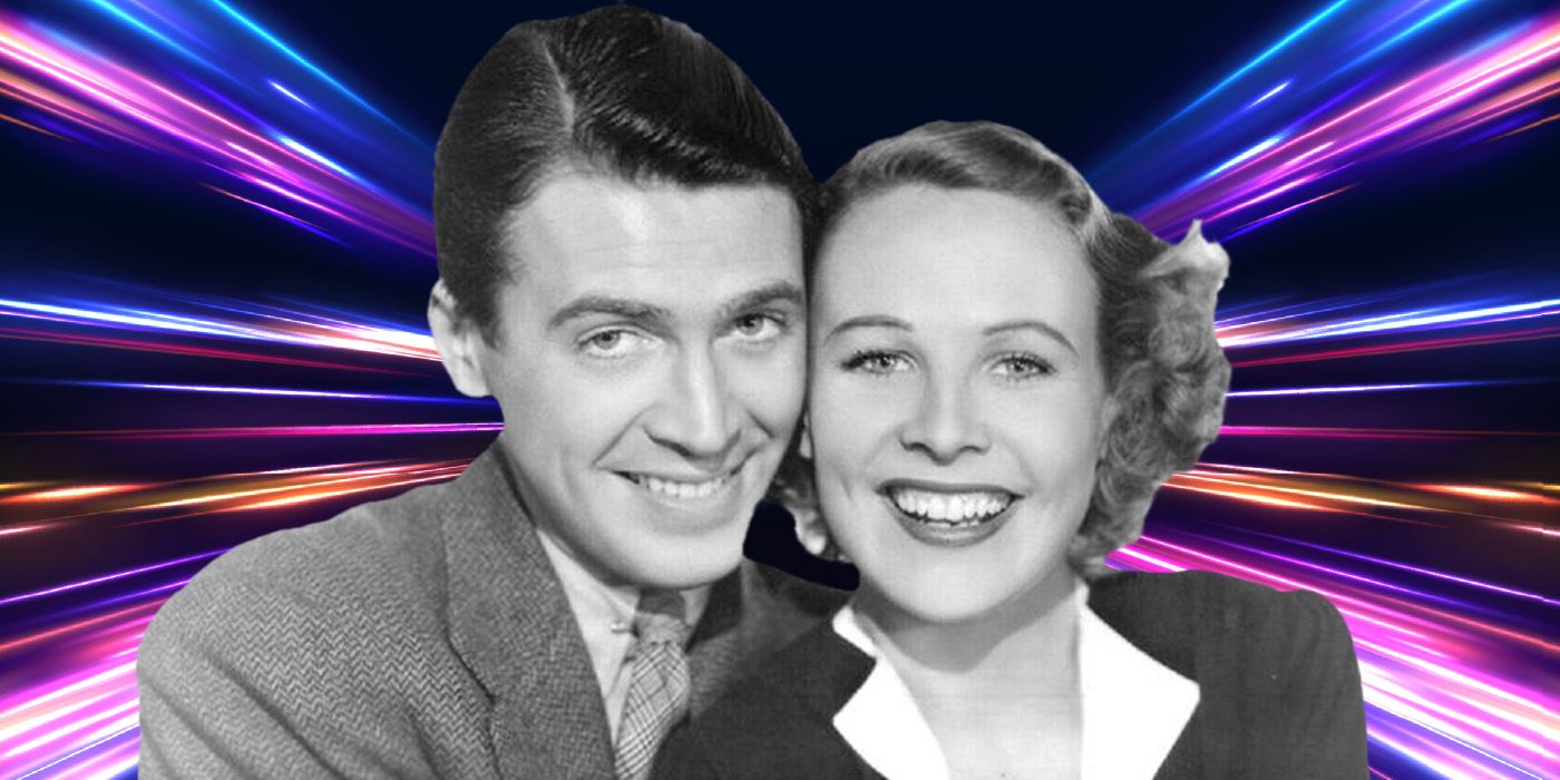 A custom image of Jimmy Stewart and Wendy Barrie in Speed