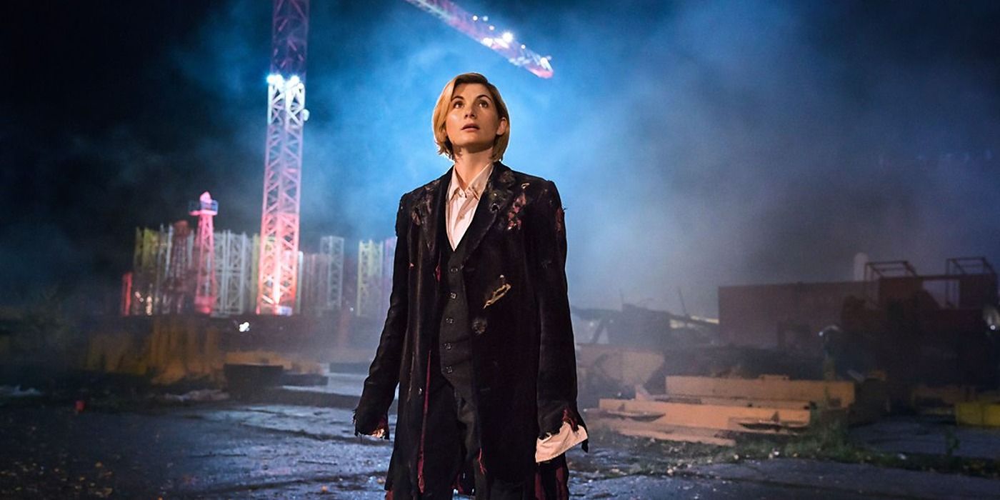 Jodie Whittaker as the 13th Doctor in 'The Woman Who Fell to Earth' from 'Doctor Who'