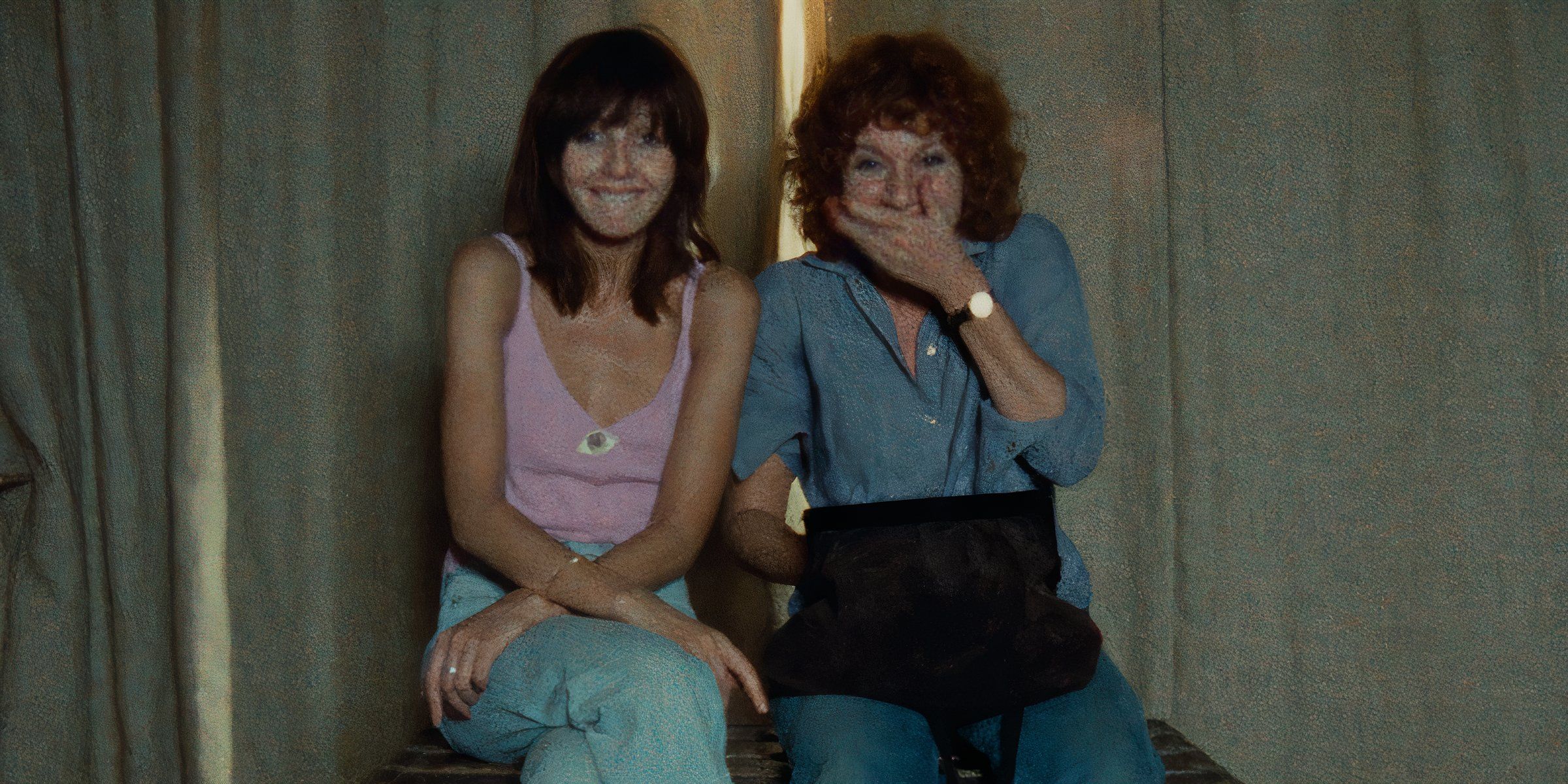 Juliet Berto and Dominique Labourier laughing in 'Céline and Julie Go Boating'