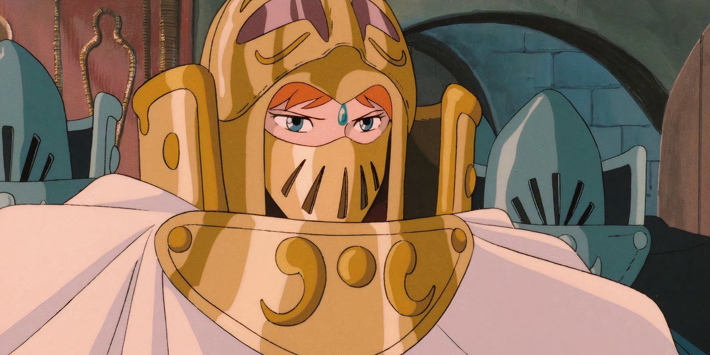 Princess Kushana in her armor in Nausicaa of the Valley of the Wind
