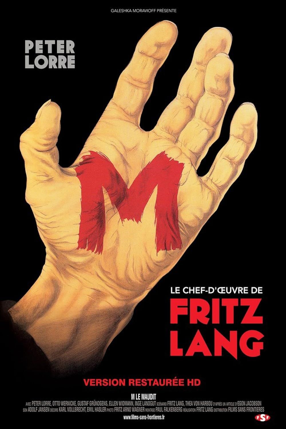 M Movie Poster