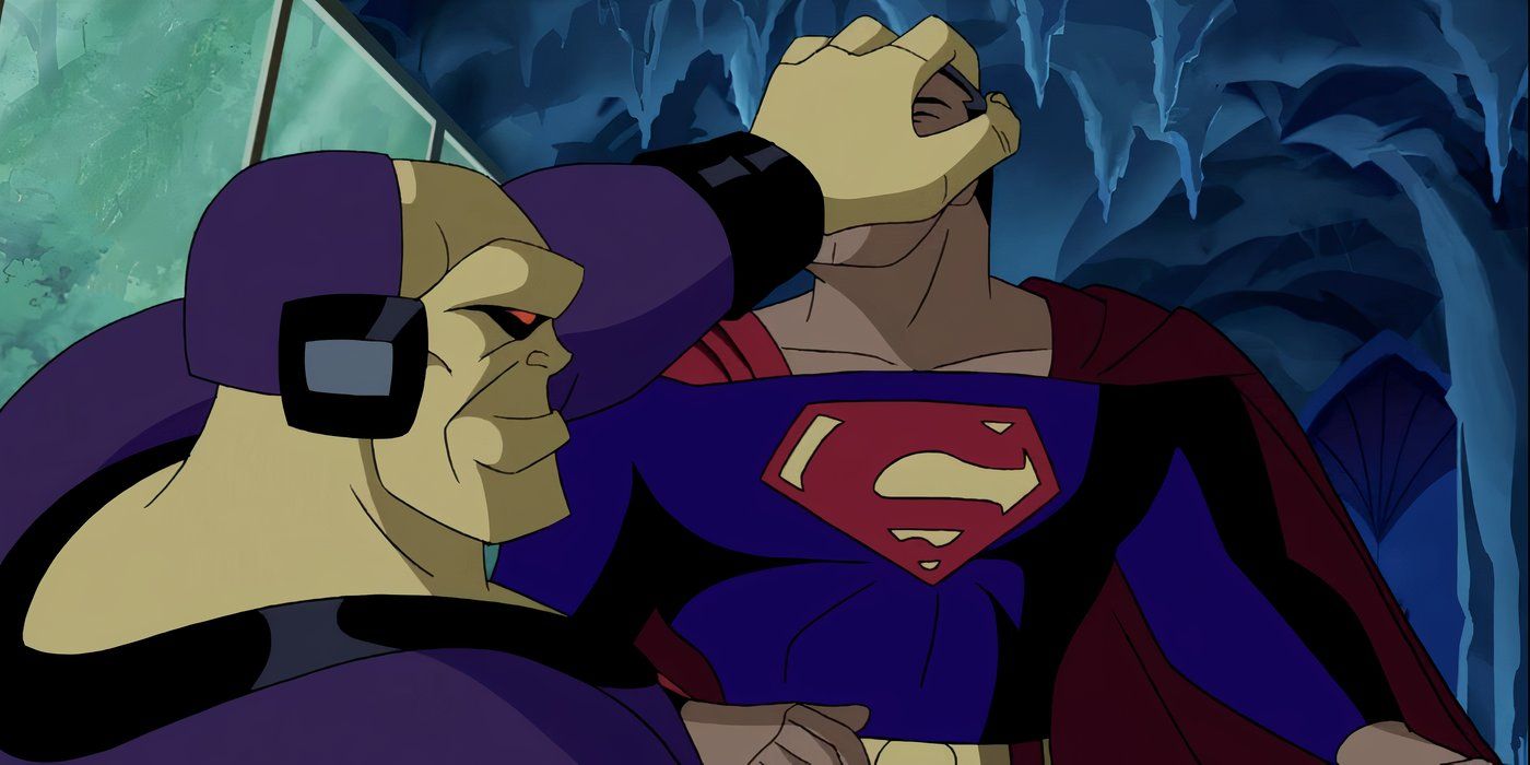 Mongul agafa Superman per la cara a Justice League Unlimited
