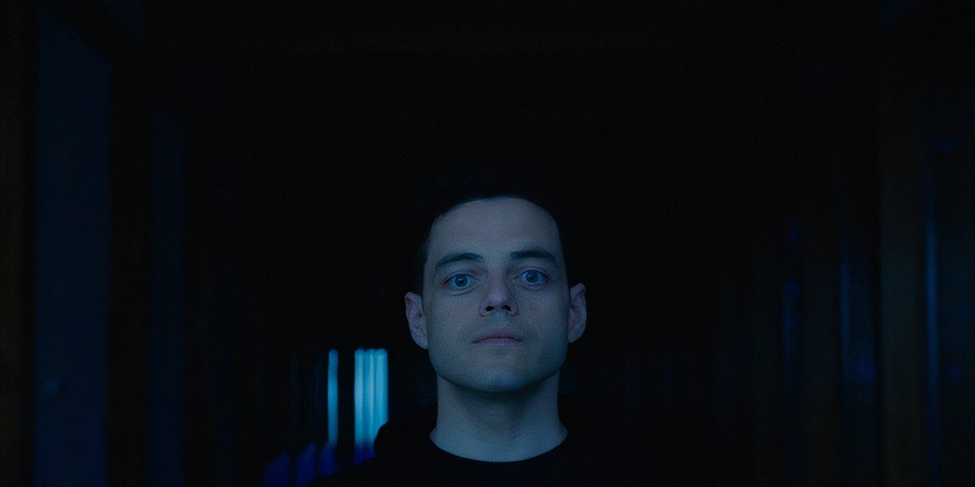 Rami Malek as Elliot Anderson in the final episode of Mr. Robot.