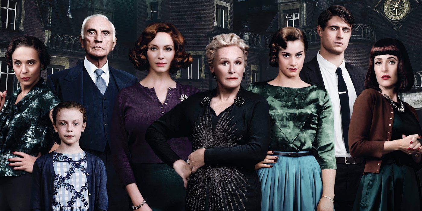 The Cast of Crooked House - Terence Stamp, Glenn Close, Christina Hendricks, Gillian Anderson, Max Irons