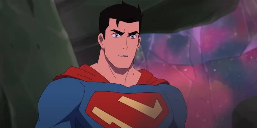 Clark Kent looking angry in My Adventures With Superman