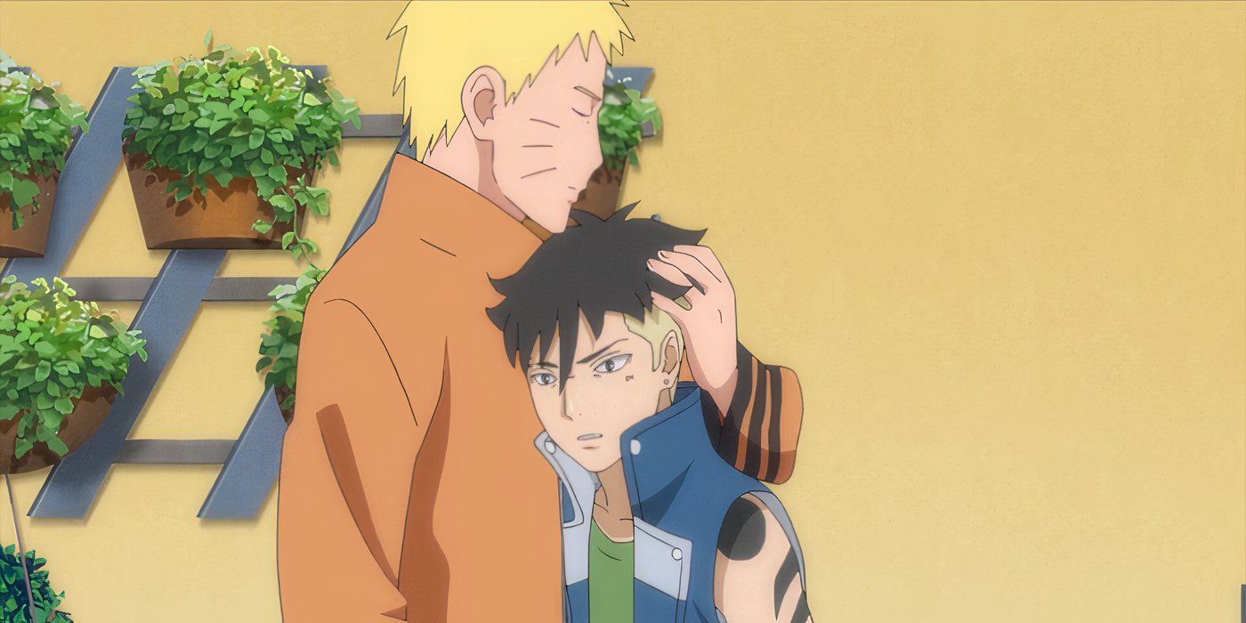 Naruto comforts Kawaki in 'Boruto: Naruto Next Generations'