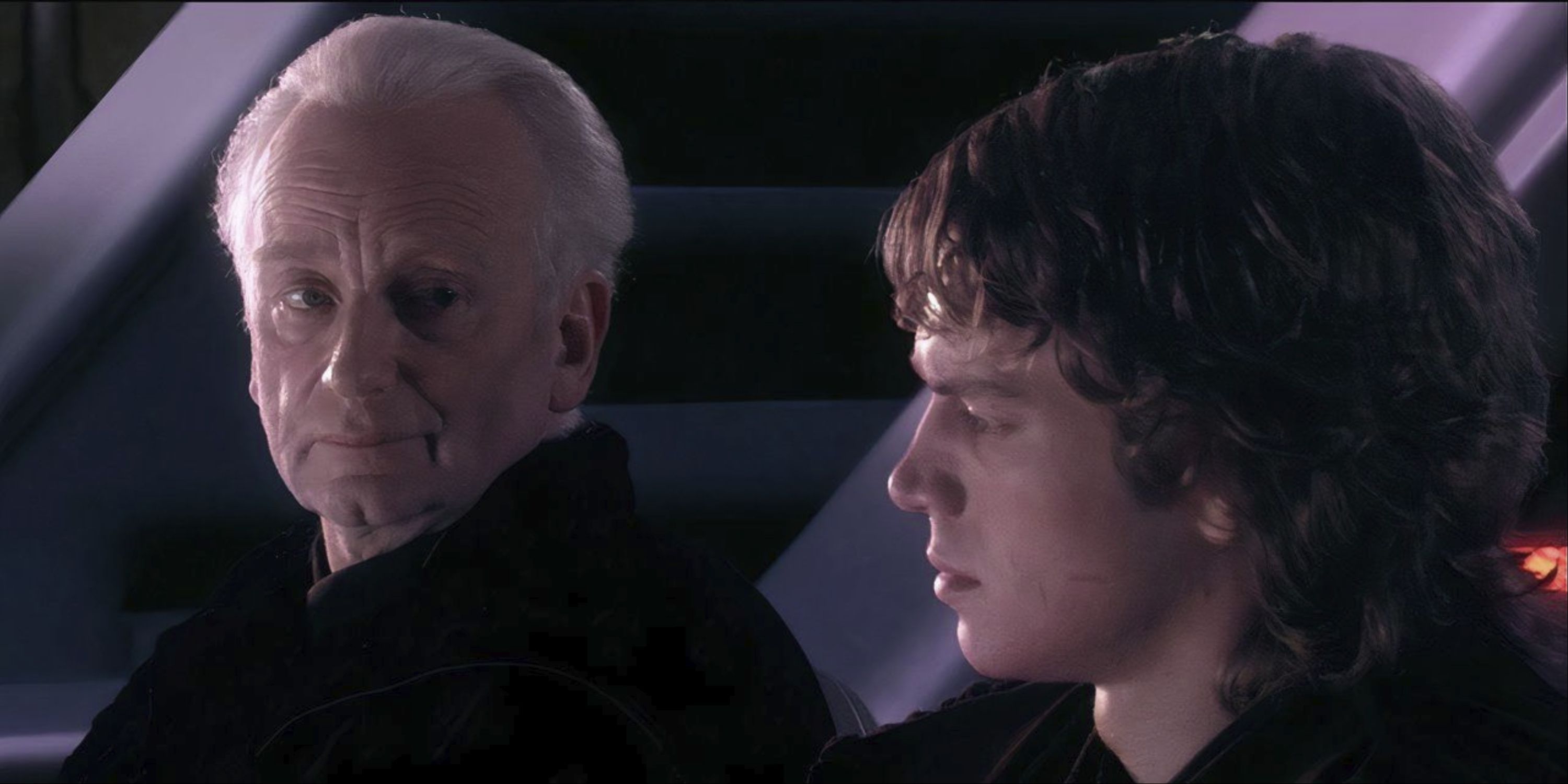 Palpatine reveals Sith secrets to Anakin Skywalker