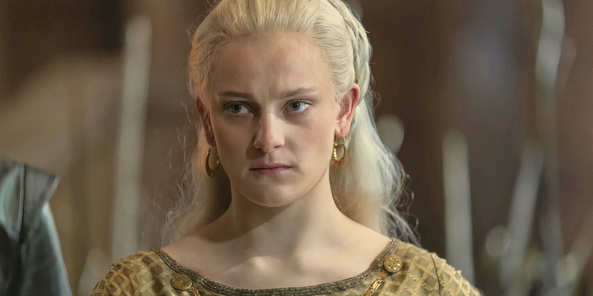 Phia Saban as Queen Helaena Targaryen in House of the Dragon